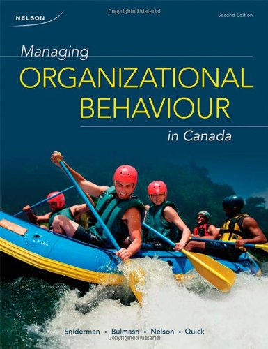 Managing Organizational Behaviour in Canada,Used