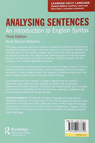 Analysing Sentences,Used