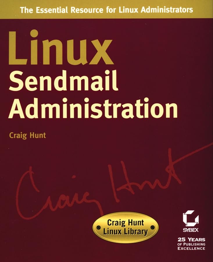 Linux Sendmail Administration (Craig Hunt Linux Library),Used