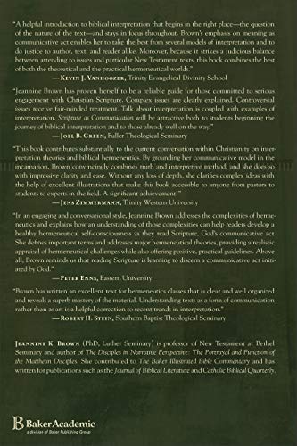 Scripture As Communication: Introducing Biblical Hermeneutics,New