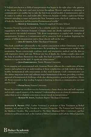 Scripture As Communication: Introducing Biblical Hermeneutics,Used