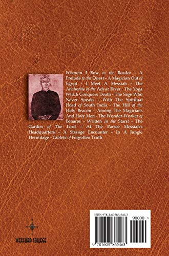 A Search in Secret India,New