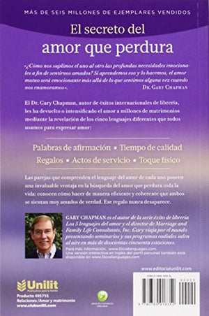 Los 5 Lenguajes Del Amor: El Secreto Del Amor Que Perdura (Spanish Edition),Used