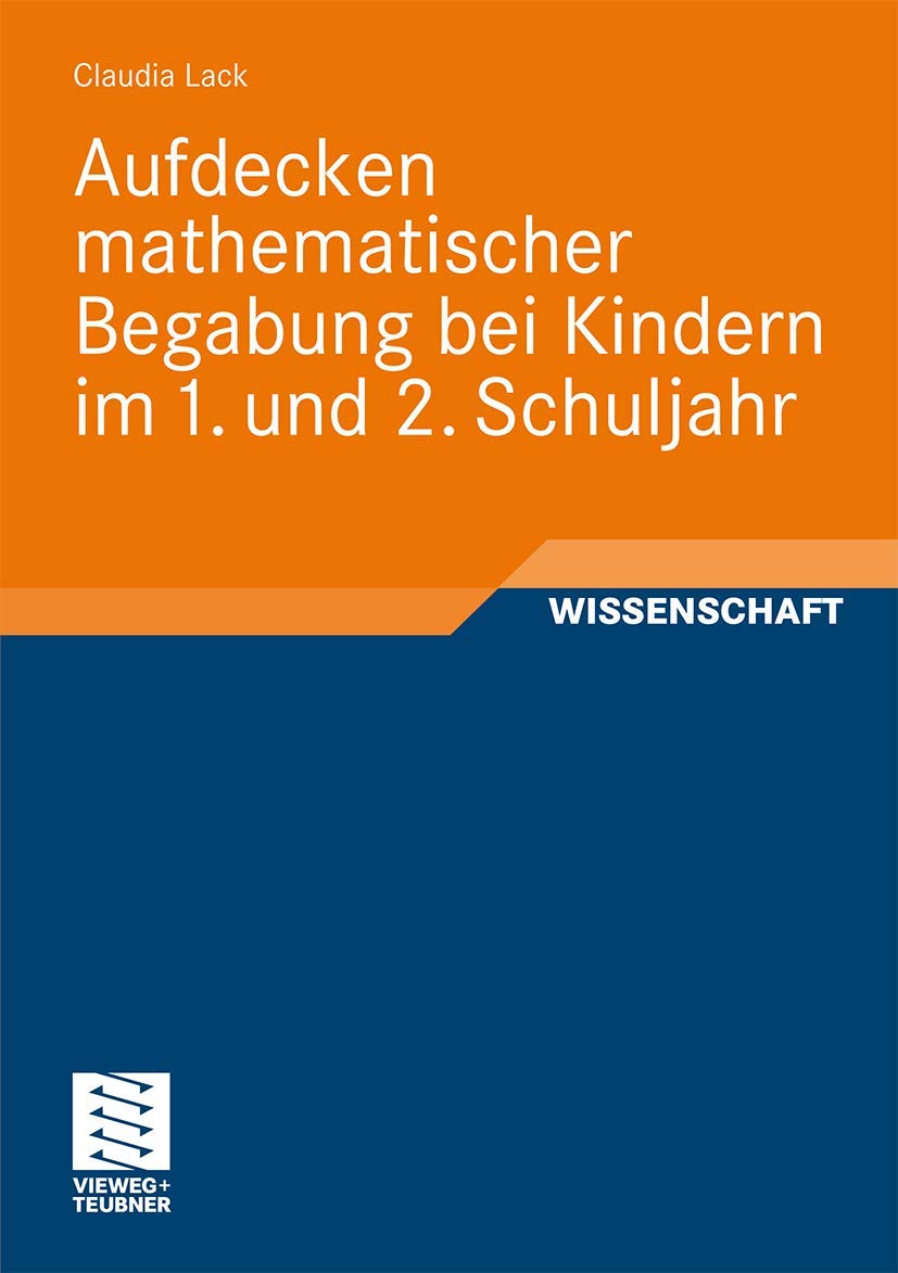 Aufdecken mathematischer Begabung bei Kindern im 1. und 2. Schuljahr (German Edition),Used