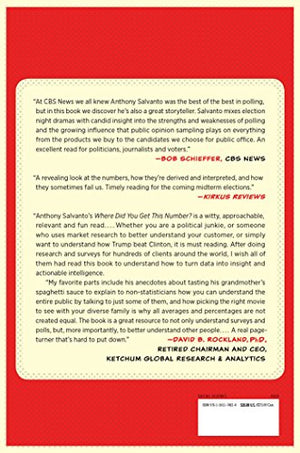 Where Did You Get This Number?: A Pollster's Guide to Making Sense of the World,Used