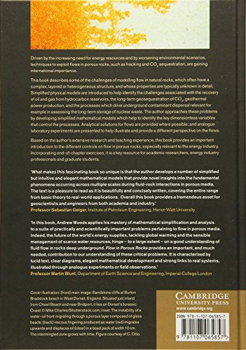 Flow in Porous Rocks: Energy and Environmental Applications,Used