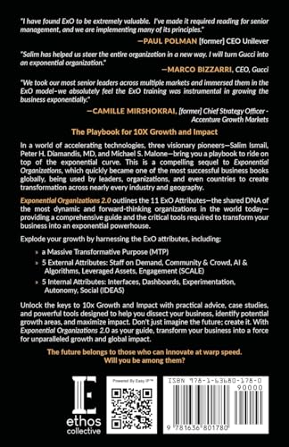 Exponential Organizations 2.0: The New Playbook for 10x Growth and Impact,Used