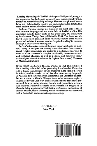 The Development of Secularism in Turkey,Used