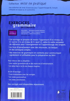 Exercices De Grammaire En Contexte (French Edition),New