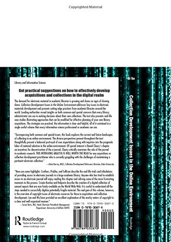 Collection Development Issues in the Online Environment,Used