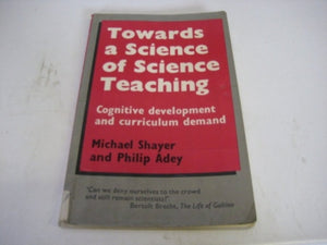 TOWARDS SCIENCE, SCIENCE TEACHING,Used