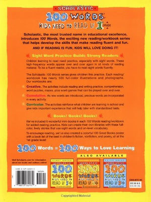100 Words Reading Workbook (100 Words Math Workbook),Used