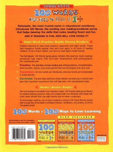 100 Words Reading Workbook (100 Words Math Workbook),Used