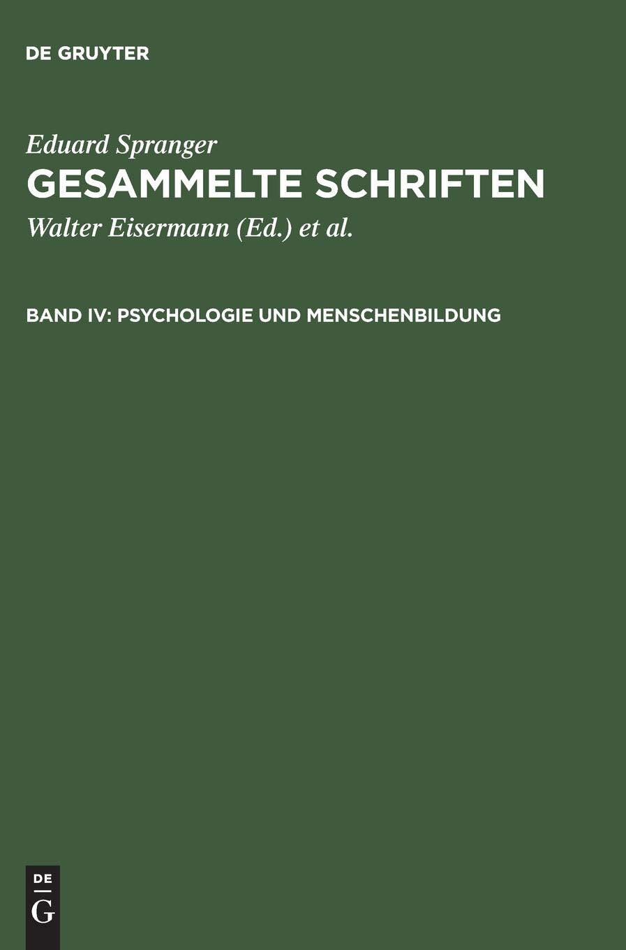 Psychologie und Menschenbildung (German Edition),Used
