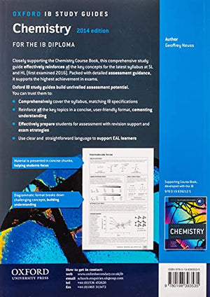 Ib Chemistry Study Guide: 2014 Edition: Oxford Ib Diploma Program,Used