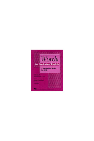 Words for Students of English (Pitt Series in English As a Second Language),Used