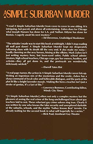 A Simple Suburban Murder (Tom & Scott Mysteries, 1),Used