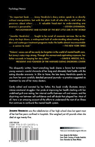 Slim to None : A Journey Through the Wasteland of Anorexia Treatment,Used