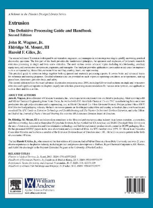 Extrusion: The Definitive Processing Guide and Handbook (Plastics Design Library),Used