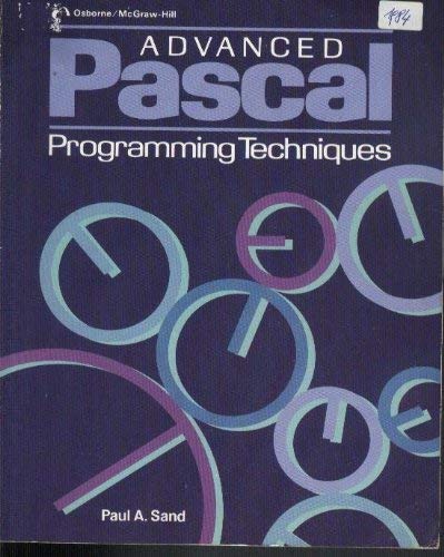 Advanced Pascal programming techniques,Used