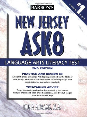 New Jersey Ask8 Language Arts Literacy Test,Used
