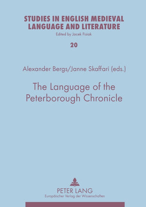 The Language of the Peterborough Chronicle (Studies in English Medieval Language and Literature),Used