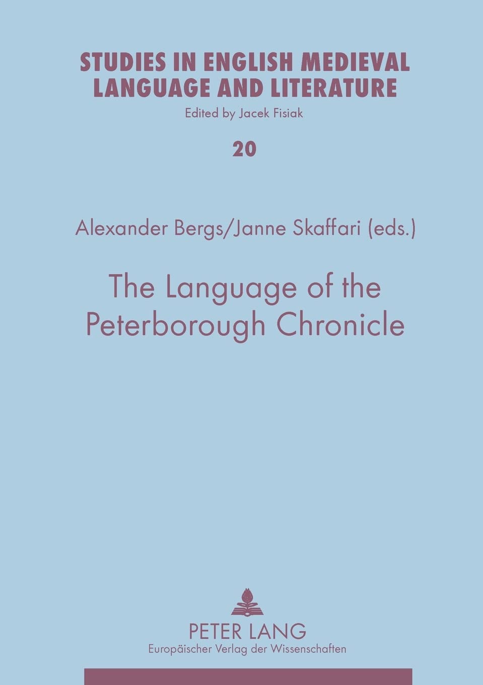 The Language of the Peterborough Chronicle (Studies in English Medieval Language and Literature),Used