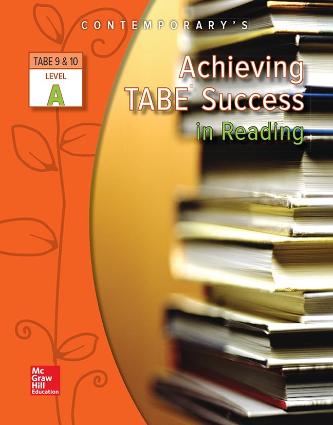 Achieving TABE Success In Reading, Level A Workbook (Achieving TABE Success for TABE 9 & 10),Used