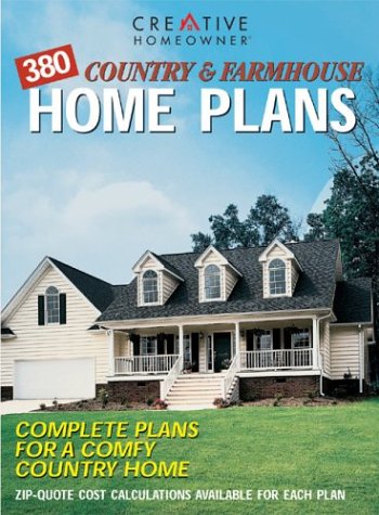 380 Country & Farmhouse Home Plans: Complete Plans for a Comfy Country Home,Used