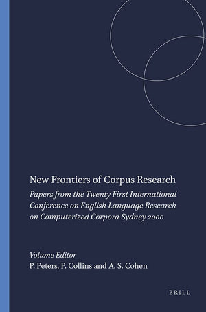 New Frontiers of Corpus Research (Language and Computers 36),Used