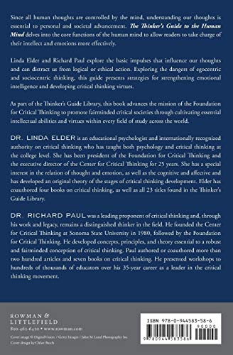 The Thinker's Guide to the Human Mind: Thinking, Feeling, Wanting, and the Problem of Irrationality (Thinker's Guide Library),Used