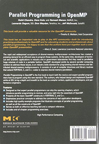 Parallel Programming in OpenMP,Used