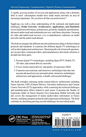Media Networks: Architectures, Applications, and Standards,Used