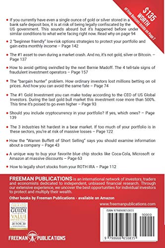 Bear Market Investing Strategies: 37 RecessionProof Ideas to Grow Your Wealth  Including Inverse ETFs, Put Options, Gold & Cry,Used
