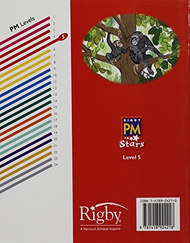 Rigby PM Stars: Individual Student Edition Red (Levels 35) Little Chimp Is Brave,Used