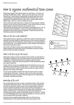Mathematical Team Games: Enjoyable Activities to Enhance the Curriculum,Used