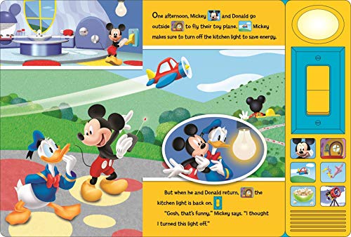 PI KIDS Mickey Mouse Clubhouse Play-a-Sound Book - Lights On, Lights Off!