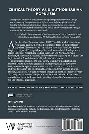 Critical Theory and Authoritarian Populism,Used