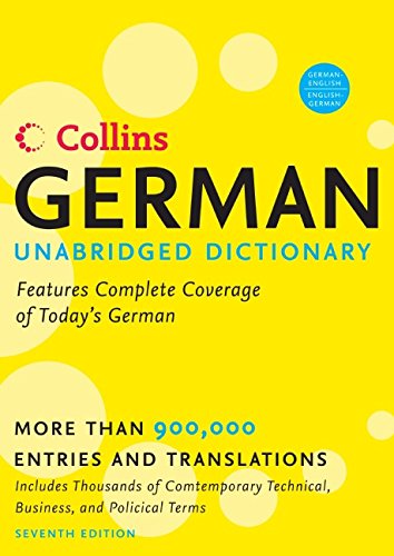 Collins German Unabridged Dictionary, 7Th Edition (Harpercollins Unabridged Dictionaries),New