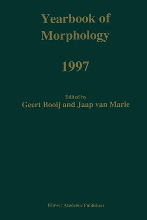 Yearbook of Morphology 1997,Used