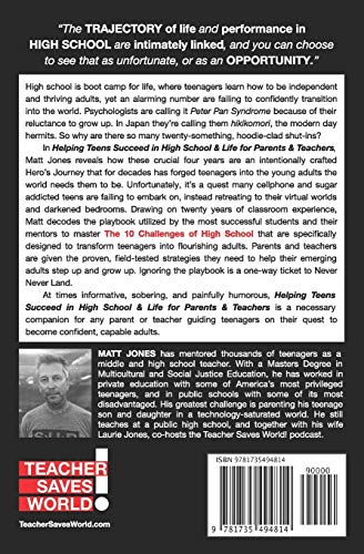 Helping Teens Succeed in High School & Life for Parents & Teachers: How High School Shapes a Teen's Future and What We Can Do to,Used