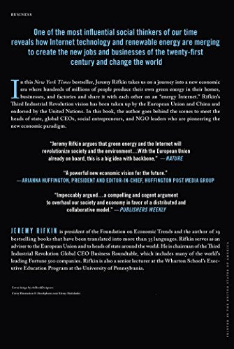 The Third Industrial Revolution: How Lateral Power Is Transforming Energy, The Economy, And The World,Used