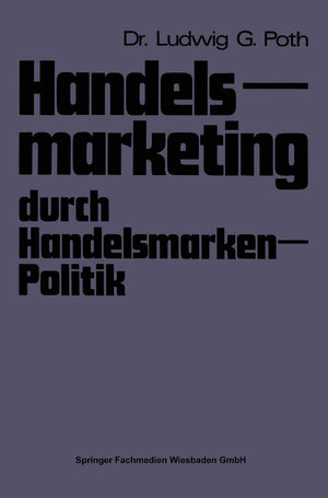 Handelsmarketing durch HandelsmarkenPolitik (German Edition),Used