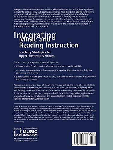 Integrating Music And Reading Instruction: Teaching Strategies For Upperelementary Grades,Used