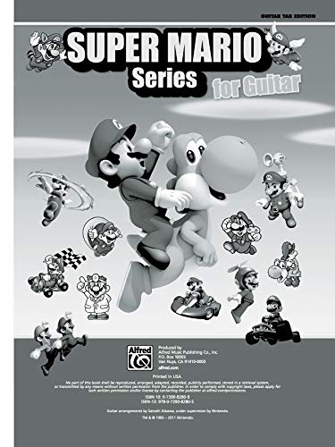 Super Mario Series For Guitar: Guitar Tab,New