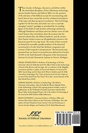 The Quest for the Historical Israel: Archaeology and the History of Early Israel (Archaeology and Biblical Studies),New