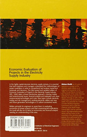 Economic Evaluation of Projects in the Electricity Supply Industry (Energy Engineering),Used