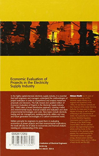 Economic Evaluation of Projects in the Electricity Supply Industry (Energy Engineering),Used