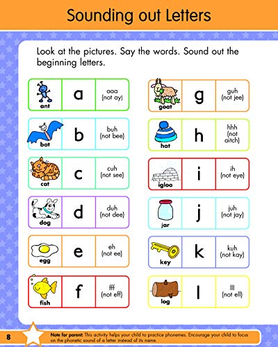Phonics Workbook for Ages 47 with 75+ Activities, Letter Sounds, Letter Blends, Rhyming Words, Vowels and Consonants, Prefixes ,Used