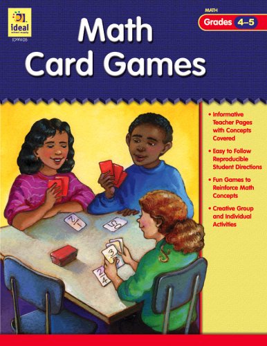 Math Card Games, Grades 45 (Ideal Math Card Games),New